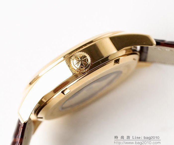 江詩丹頓 Vacheron Constantin LS精品 2018最新火爆款 全自動8215機芯 牛皮錶帶 藍寶石防刮花玻璃 深度防水 男士腕表  wssb4060